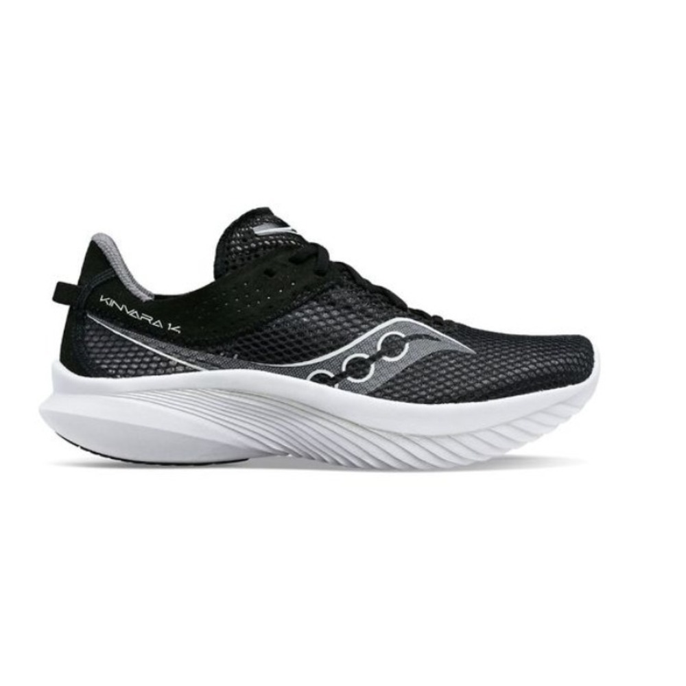 Saucony® (Women's 10 M) Kinvara™ 14 Daily Training /‎ Running Shoes, Black/White